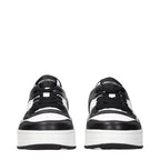 Baskets en cuir noir