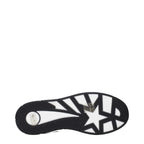 Baskets en cuir noir