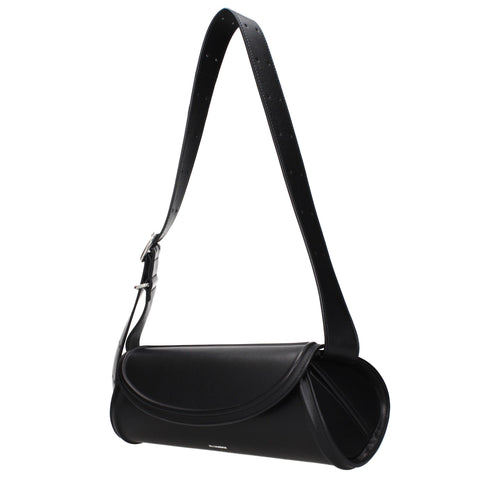 Black Leather Crossbody Bag