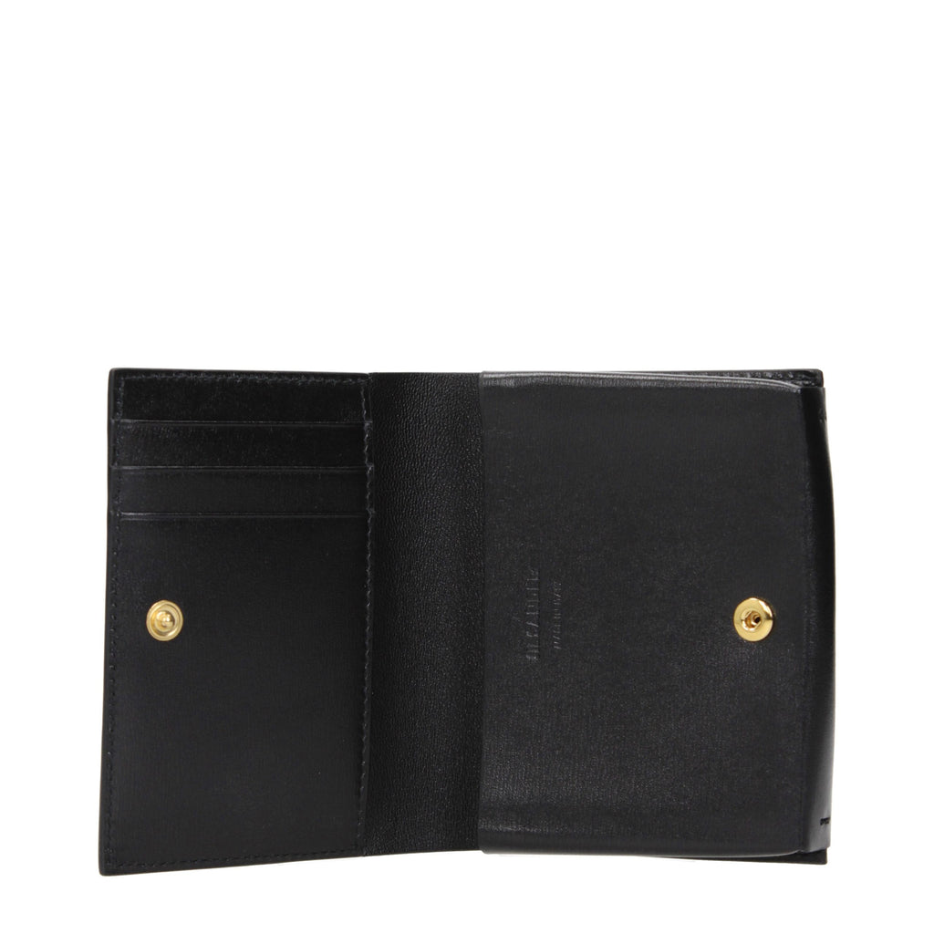 Porte-documents en cuir noir