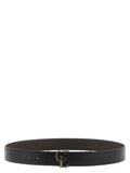 Ceinture en cuir multicolore