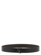 Ceinture en cuir multicolore