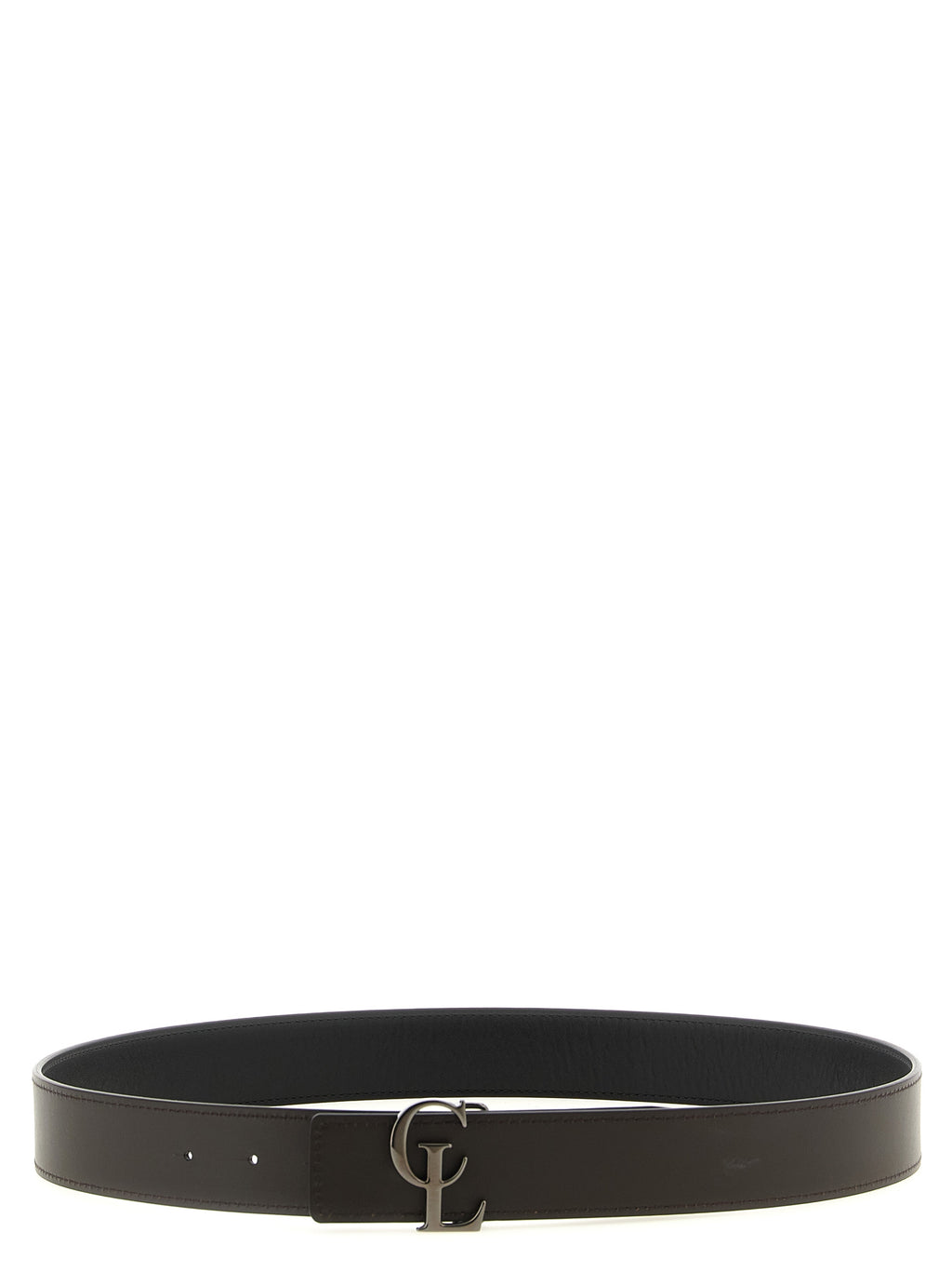 Ceinture en cuir multicolore
