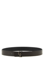 Ceinture en cuir multicolore