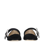 Ballerines en daim noir