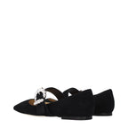 Ballerines en daim noir