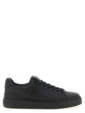 Baskets en cuir noir
