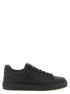 Baskets en cuir noir