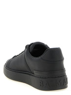 Baskets en cuir noir