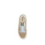 Baskets FF en cuir – Beige