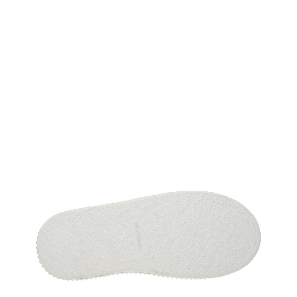 White Leather Platform Sneakers