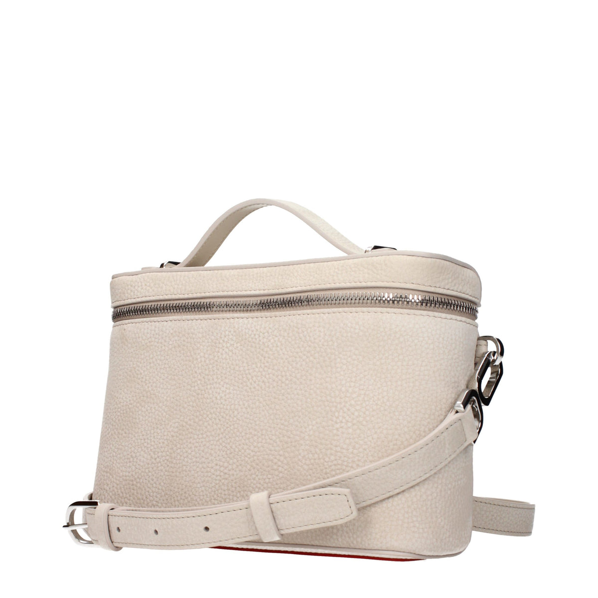 Leather Handbag – Beige