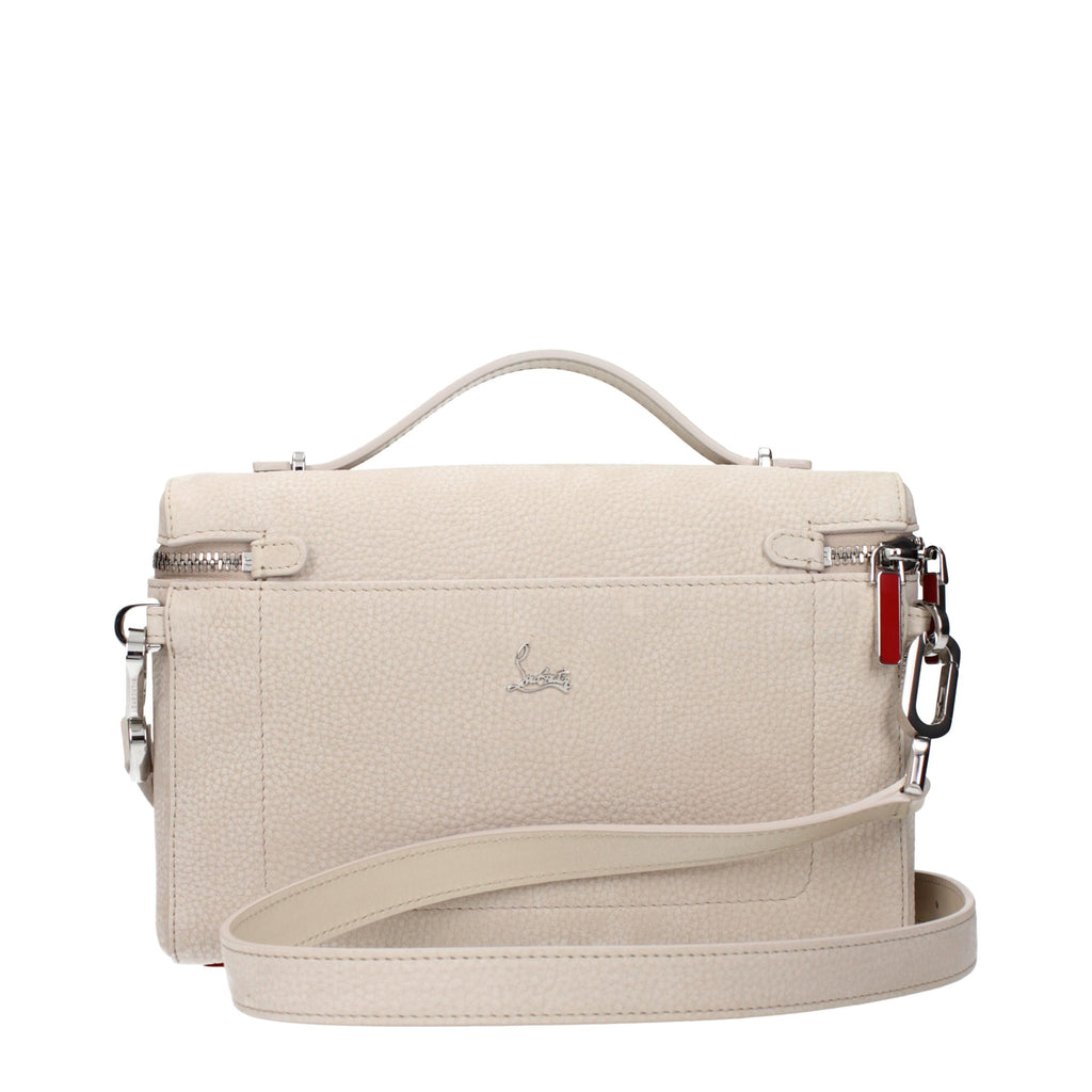 Leather Handbag – Beige