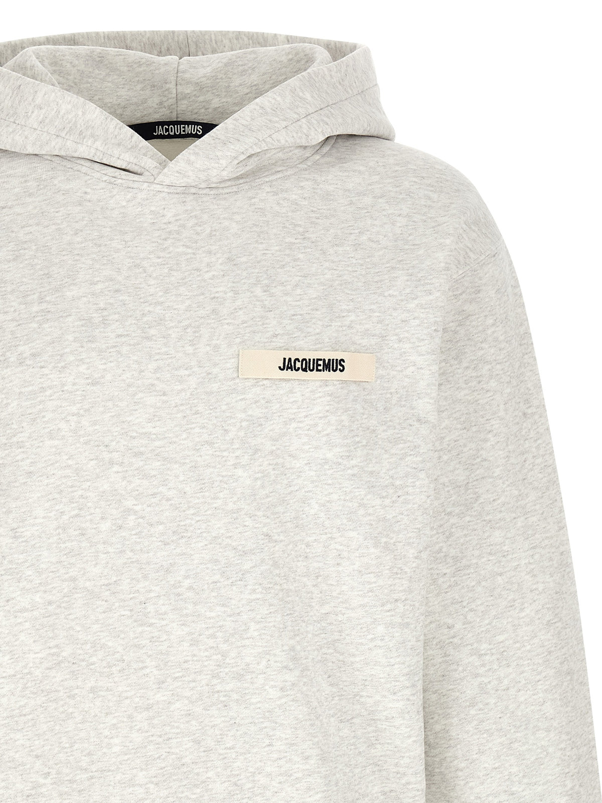 Sweat-shirt en coton gris