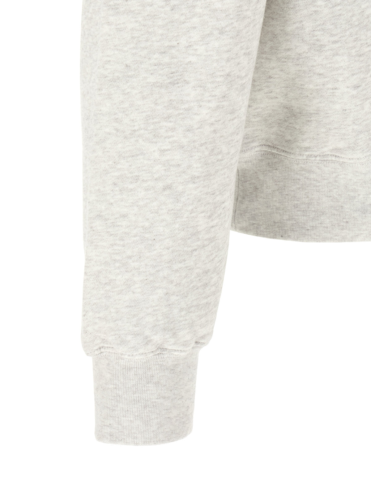 Sweat-shirt en coton gris
