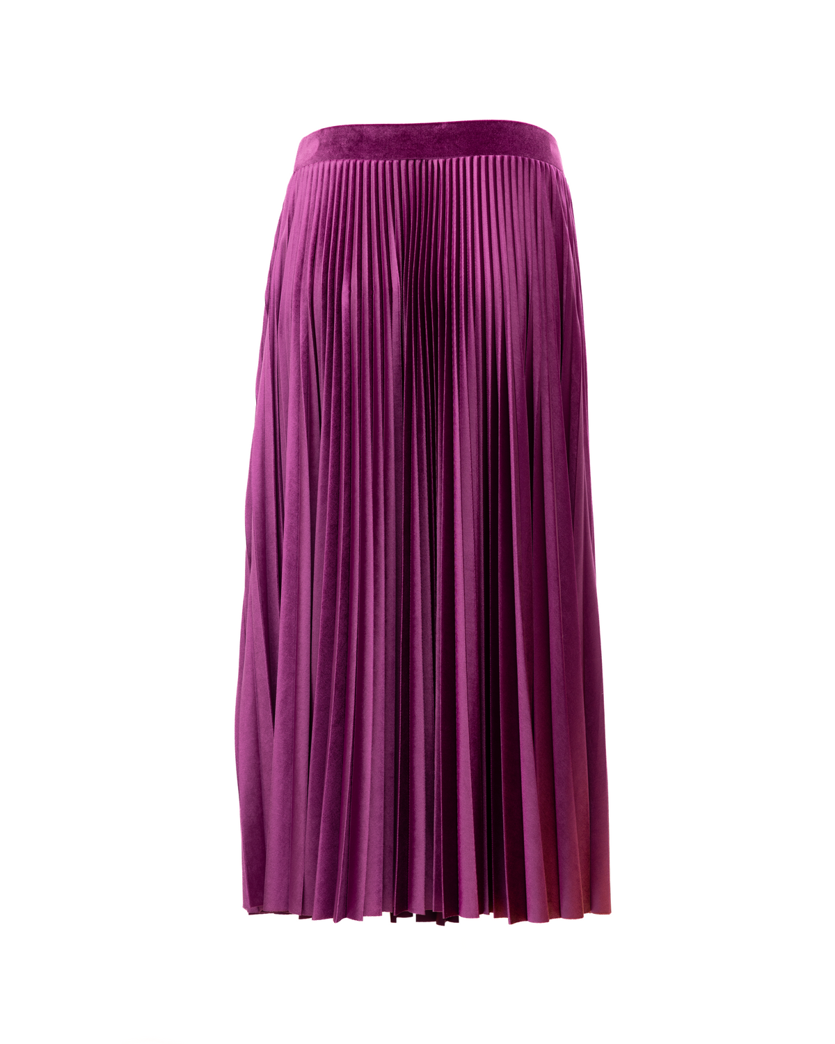 Jupe en soie violette