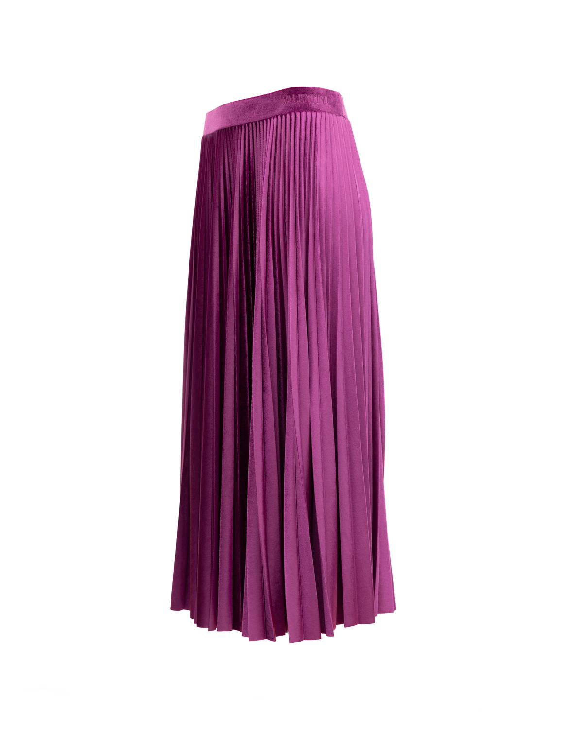 Jupe en soie violette