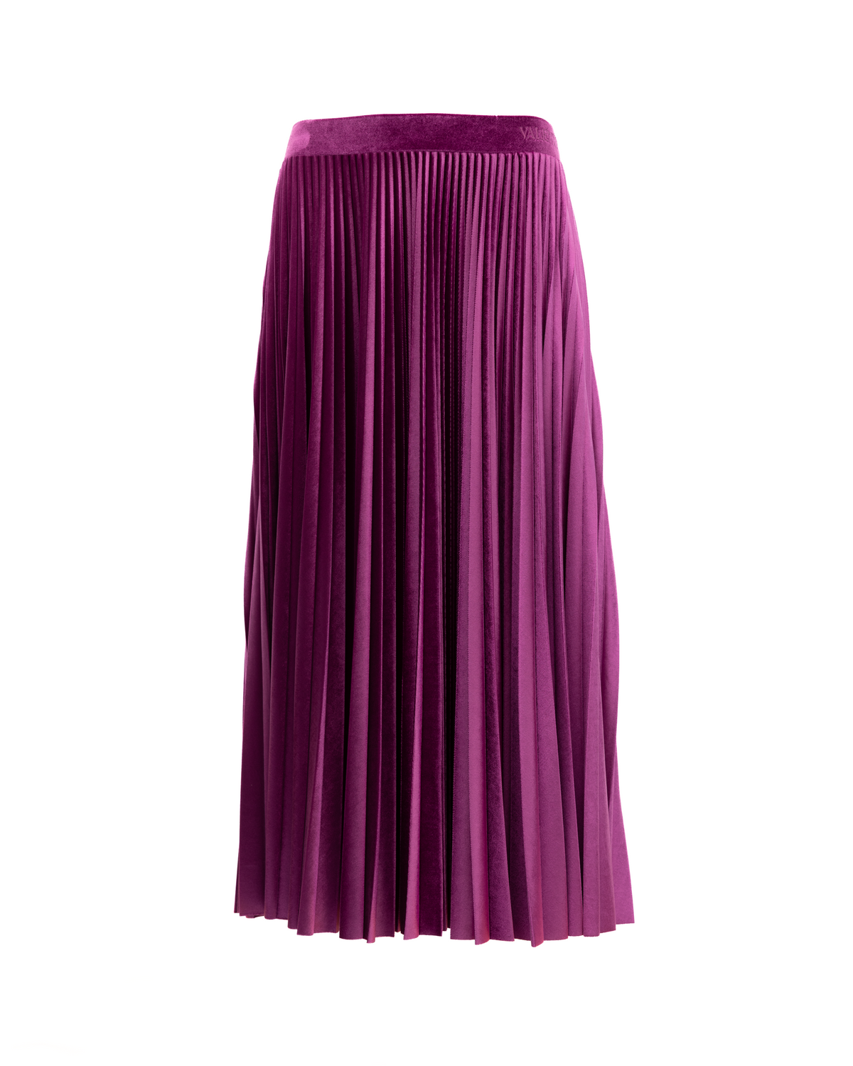 Jupe en soie violette