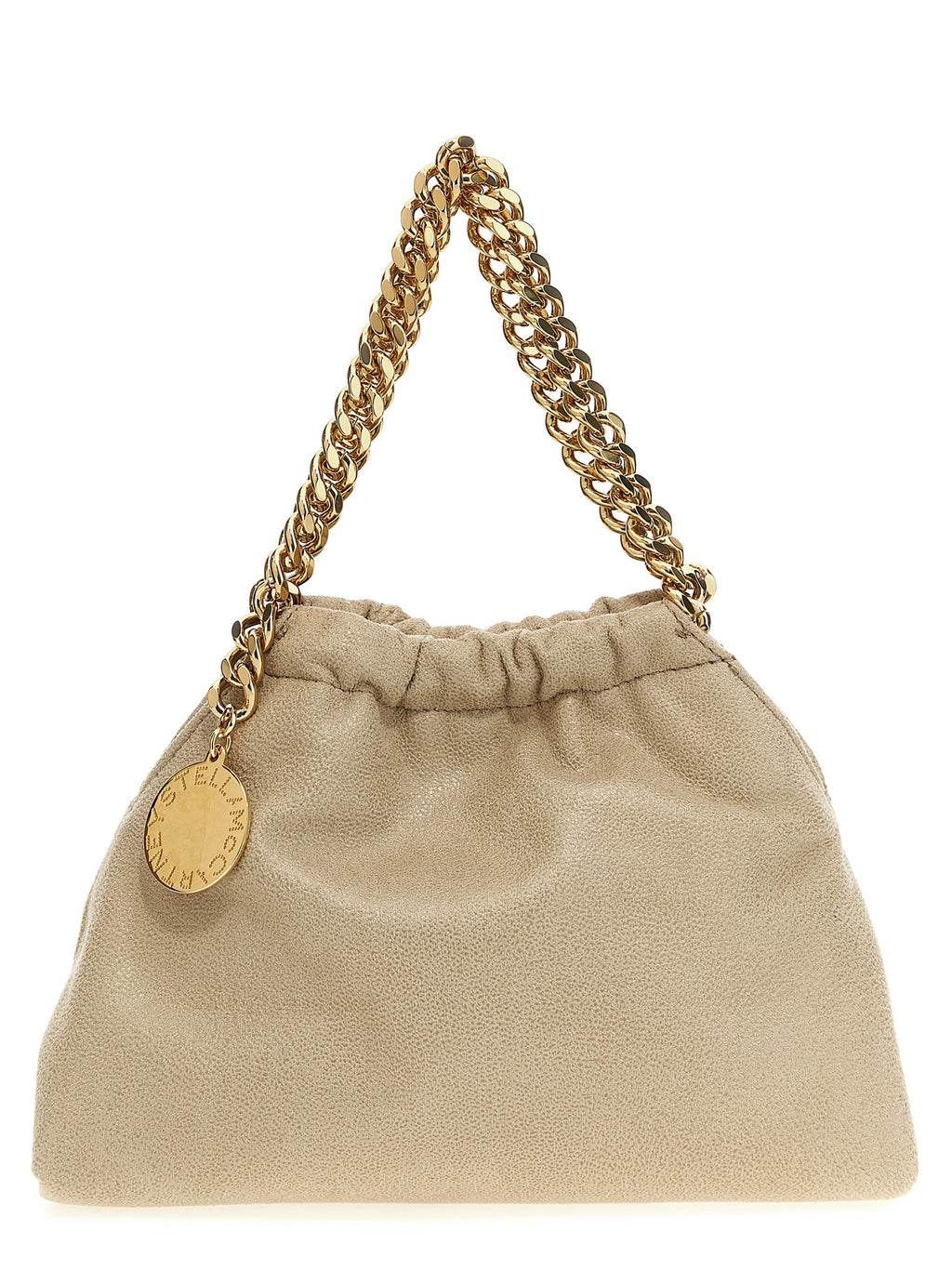 Sac bandoulière en polyester beige