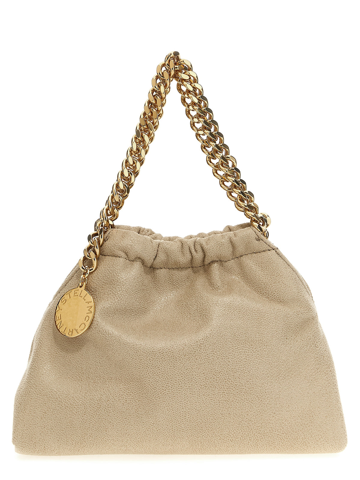 Sac bandoulière en polyester beige