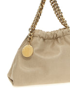 Sac bandoulière en polyester beige