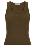 T-shirt en viscose vert