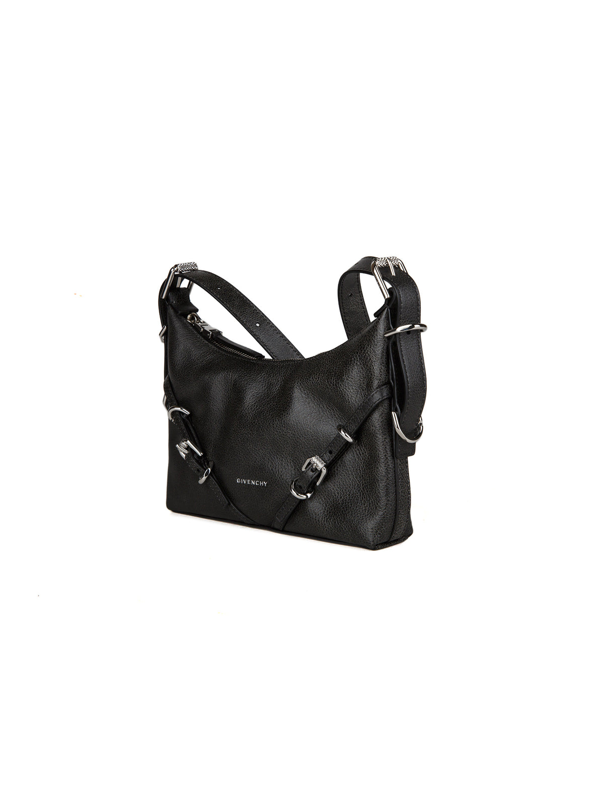 Sac à bandoulière en cuir à boucle