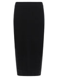 Jupe noire en viscose