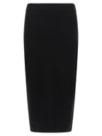 Jupe noire en viscose