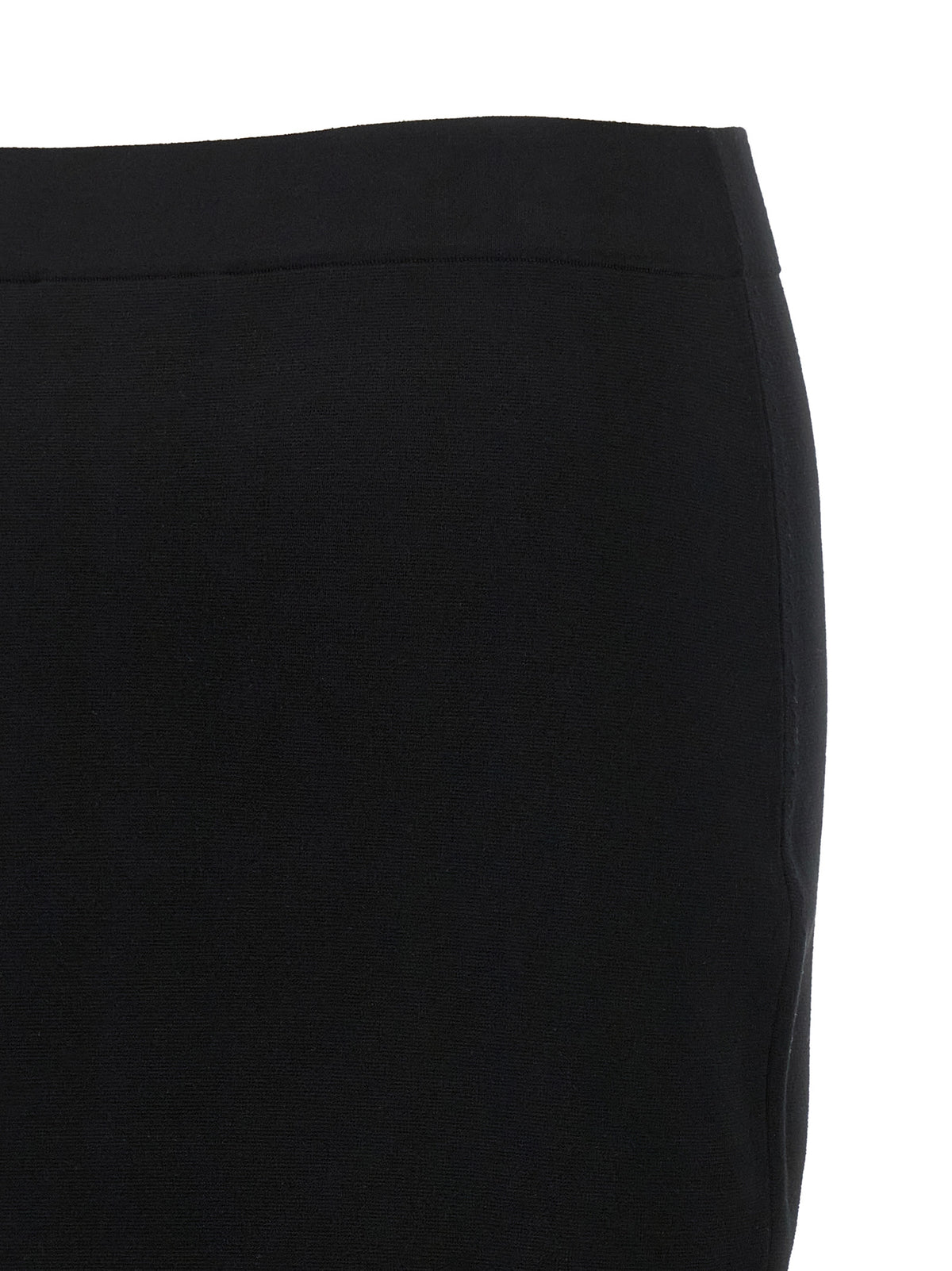 Jupe noire en viscose