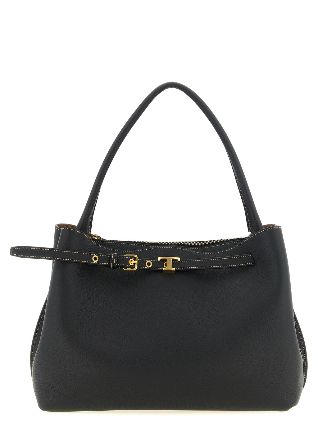 Sac à main en cuir noir