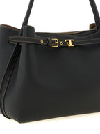 Sac à main en cuir noir