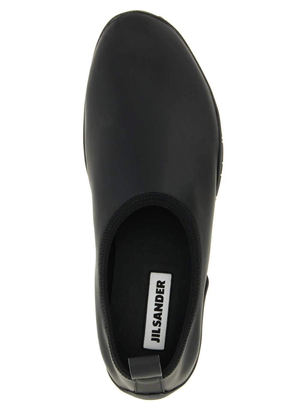 Black Synthetic Slippers