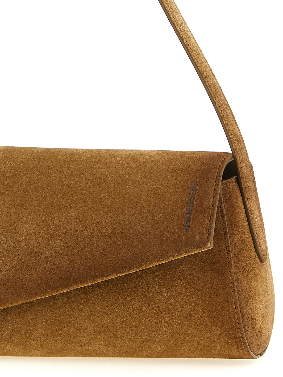 Brown Suede Shoulder Bag
