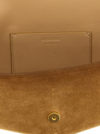 Brown Suede Shoulder Bag