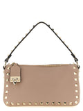 Pink Leather Shoulder Bag