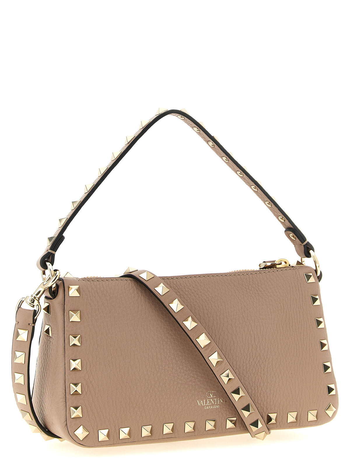 Pink Leather Shoulder Bag