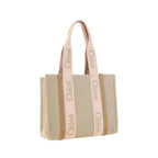 Sac à bandoulière en lin – Marron