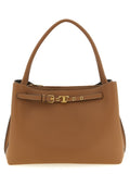 Sac à main en cuir marron