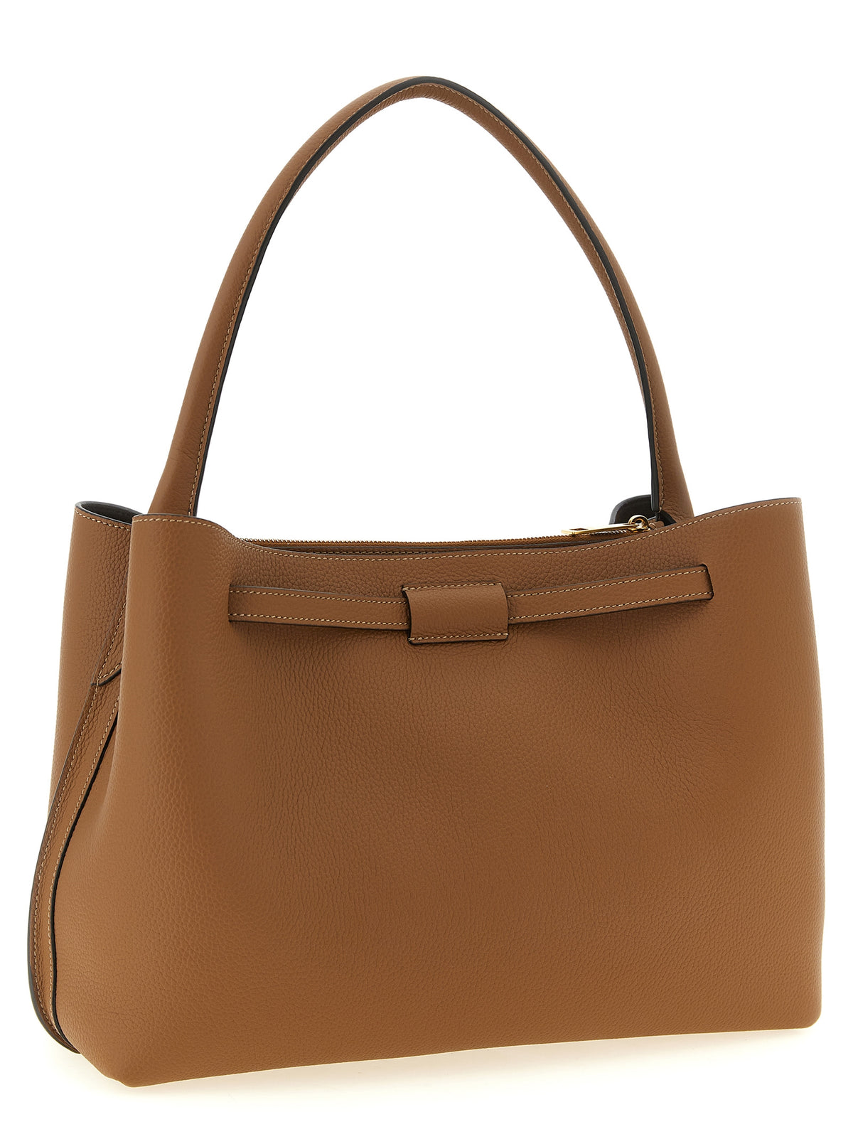 Sac à main en cuir marron