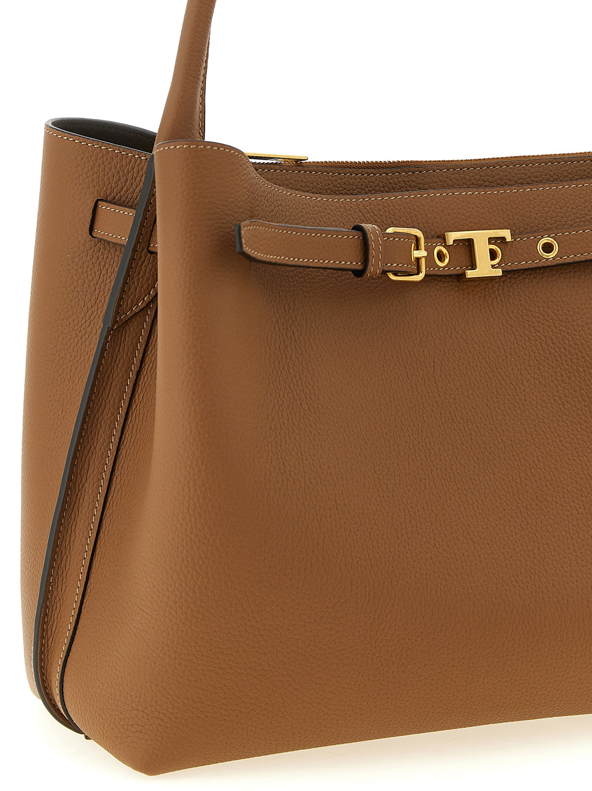 Sac à main en cuir marron