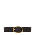 Ceinture en daim marron