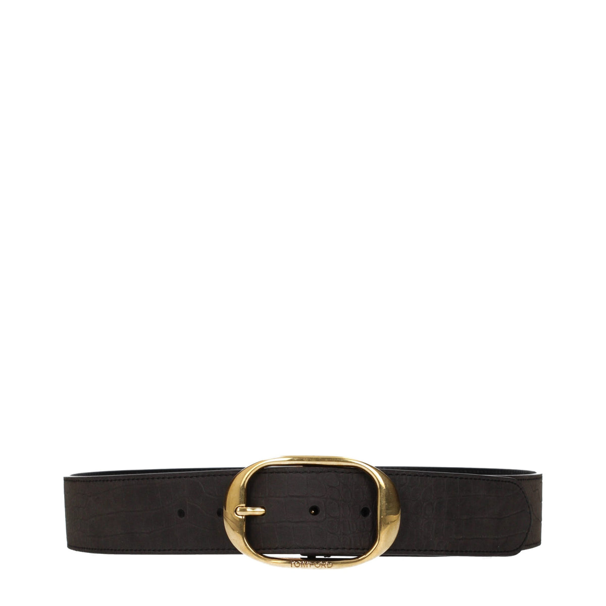 Ceinture en daim marron