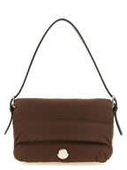 Sac bandoulière marron en polyamide