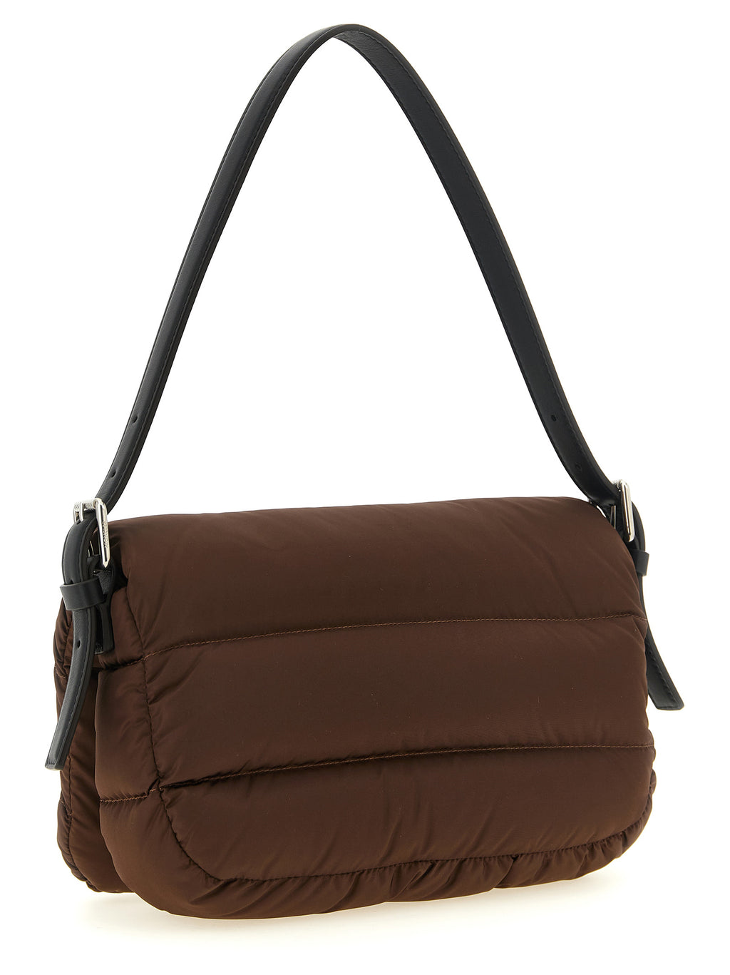 Sac bandoulière marron en polyamide