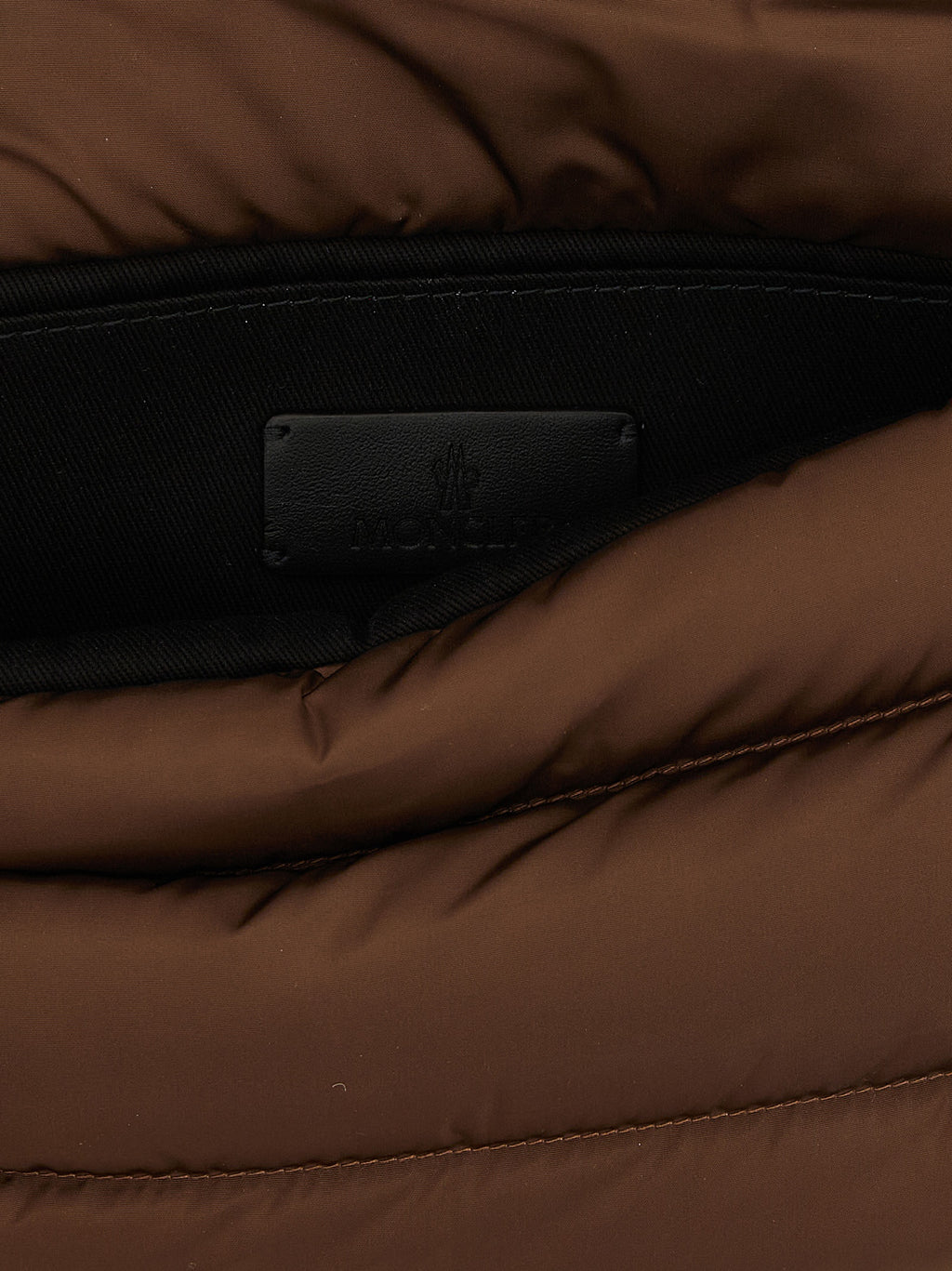 Sac bandoulière marron en polyamide