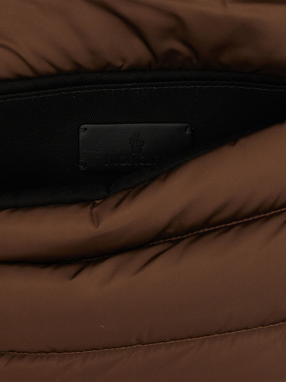 Sac bandoulière marron en polyamide