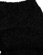 Écharpe en cachemire noire