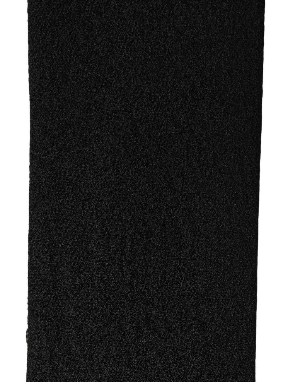 Écharpe noire en laine vierge