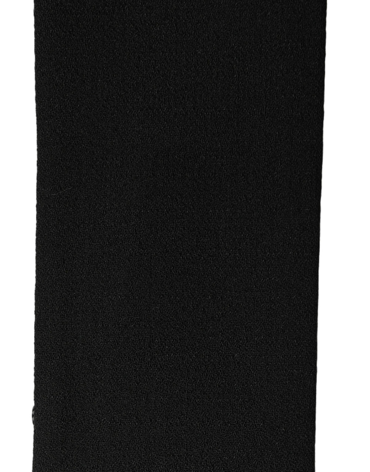 Écharpe noire en laine vierge